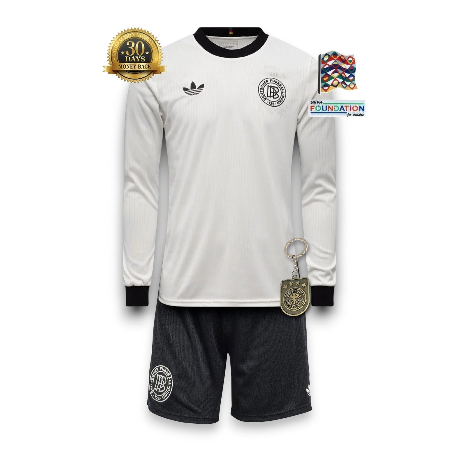 Kinder Deutschland 125th Jubiläum Trikot - Langarm