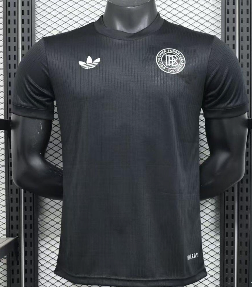 Deutschland 125th Jubiläum Player Trikot Schwarz