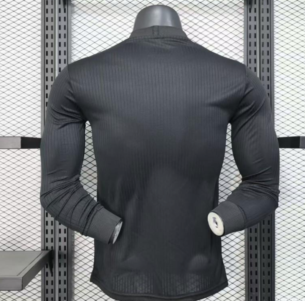 Deutschland 125th Jubiläum Player Trikot Langarm Schwarz