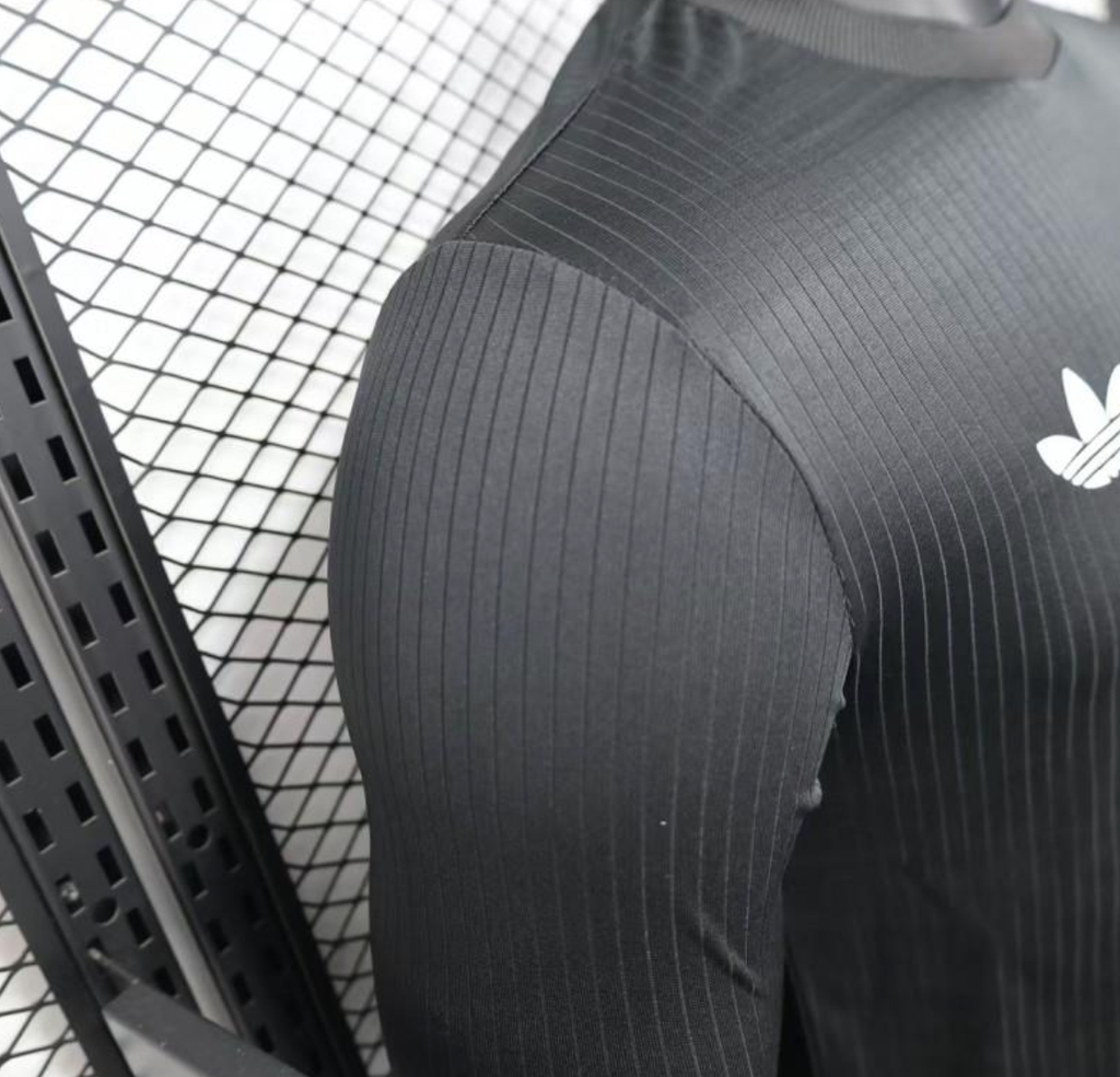 Deutschland 125th Jubiläum Player Trikot Langarm Schwarz