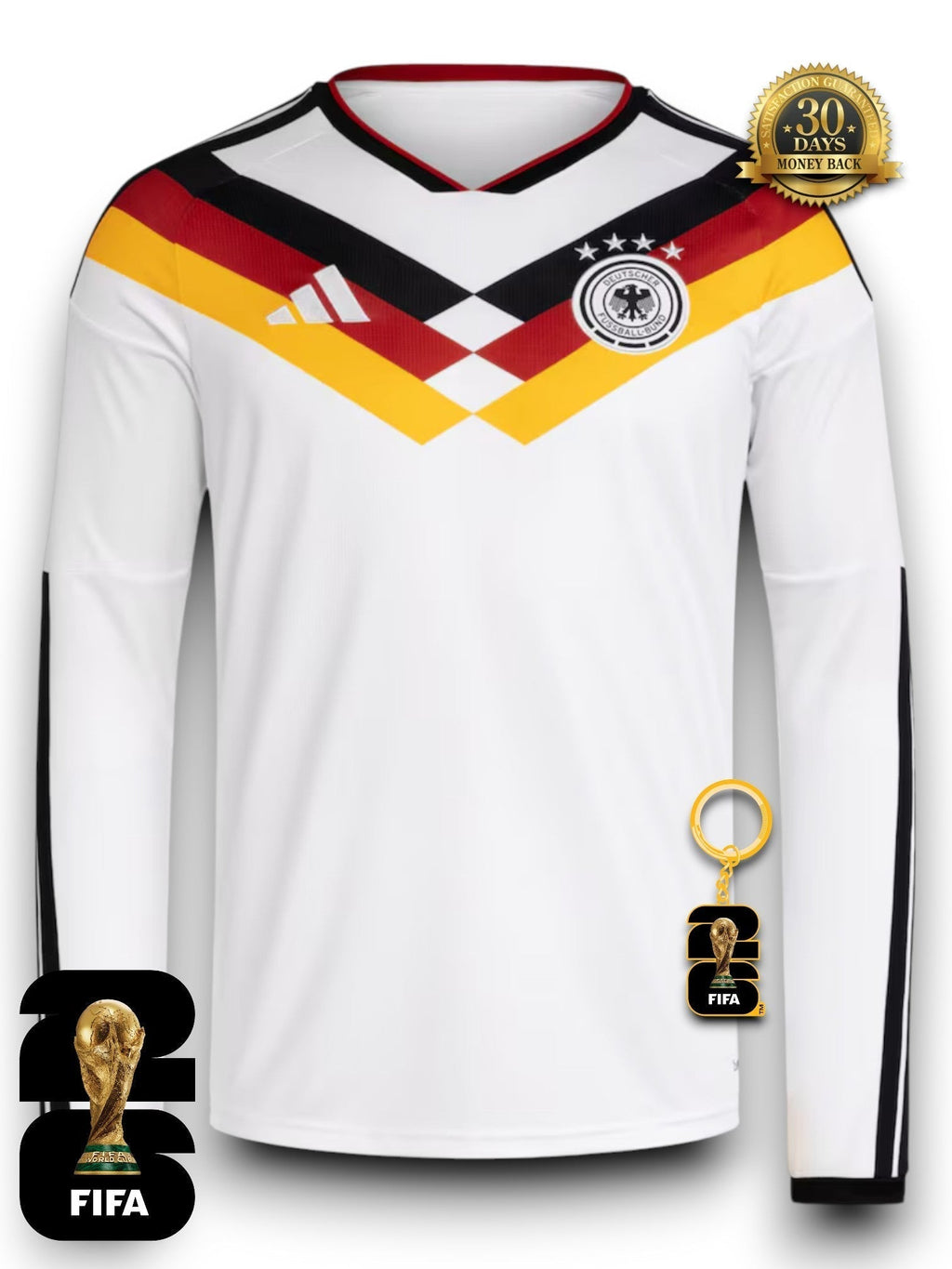 Deutschland WM 2026 Trikot - Langarm