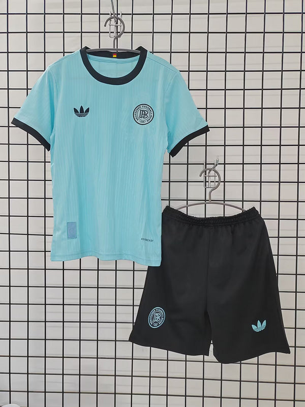 Kinder Deutschland 125th Jubiläum Kit Trikot Blau