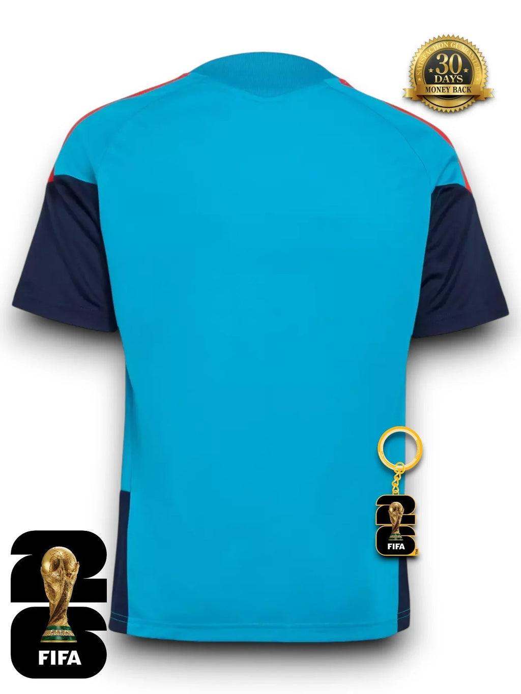 Spanien WM 2026 Trainings-Blau Trikot