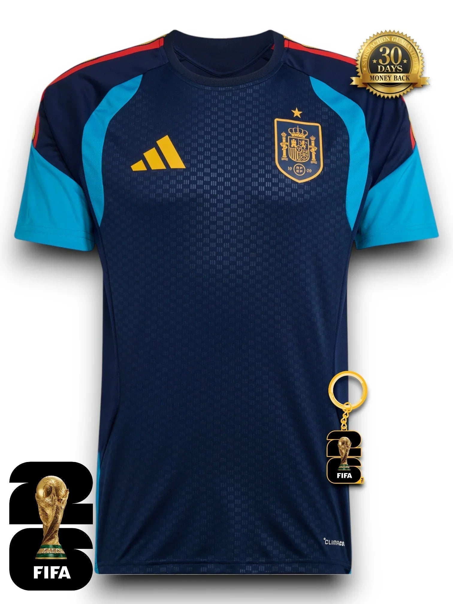 Spanien WM 2026 Trainings-Marineblau Trikot