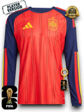 Spanien WM 2026 Trikot Spielerversion - Langarm
