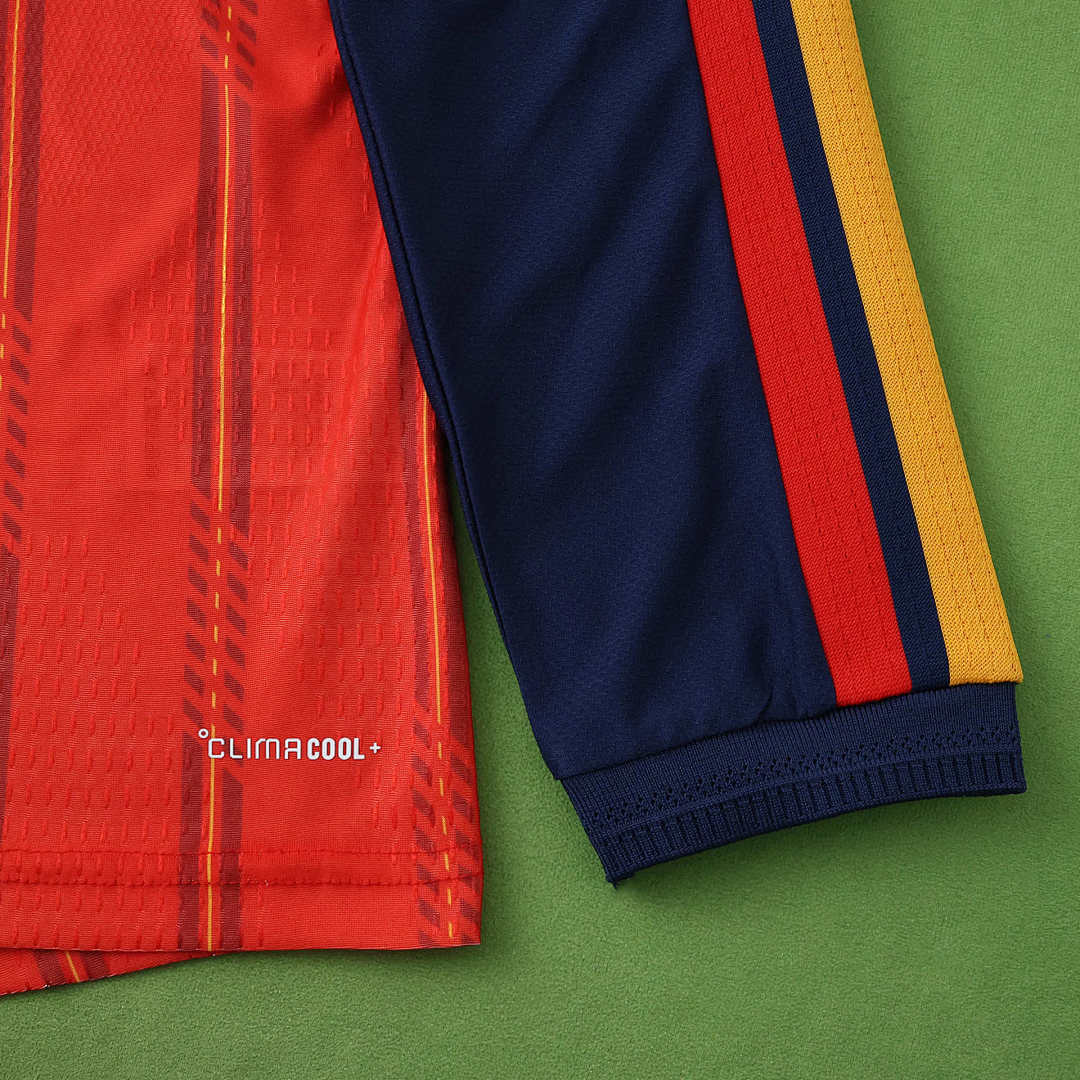 Spanien WM 2026 Trikot Spielerversion - Langarm