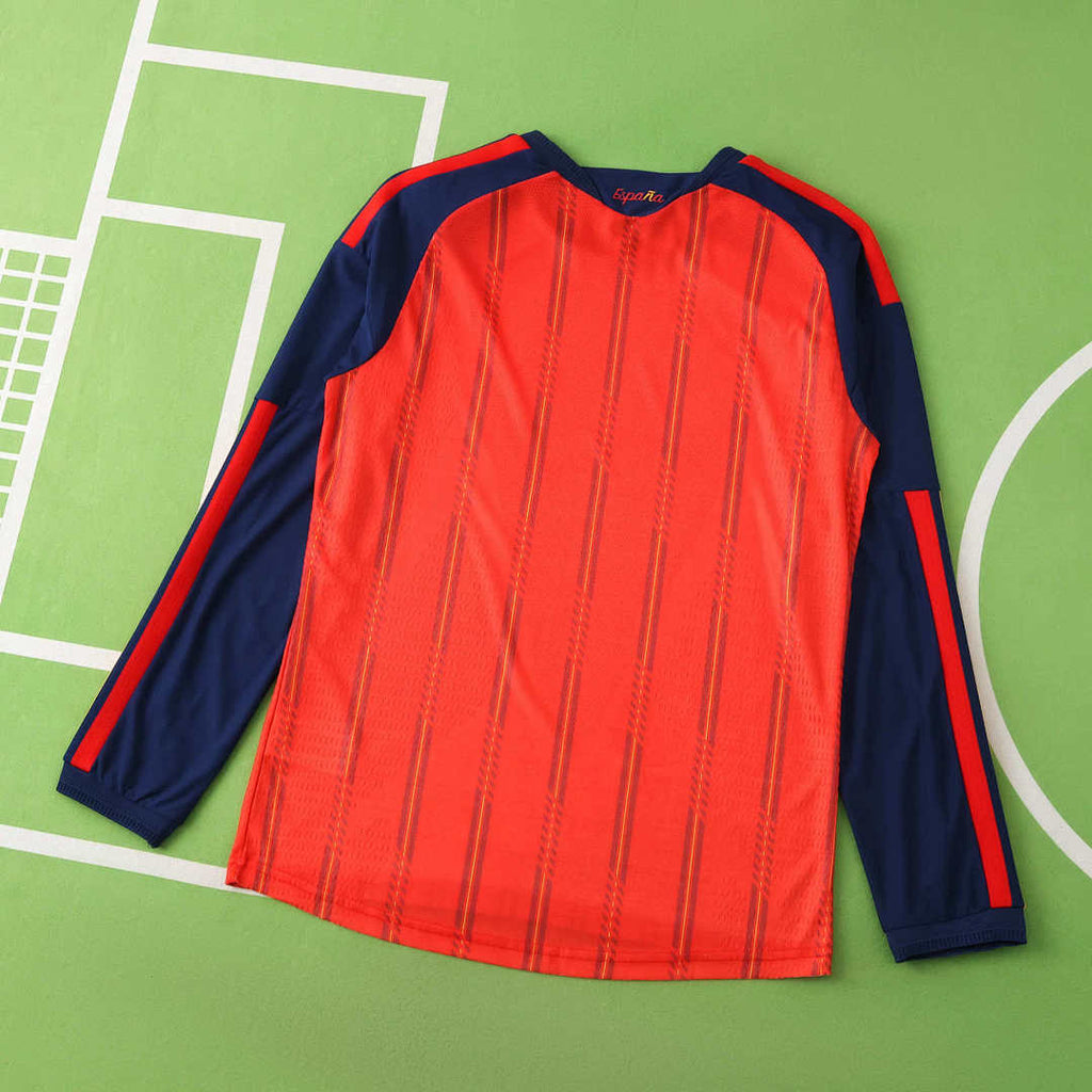 Spanien WM 2026 Trikot Spielerversion - Langarm