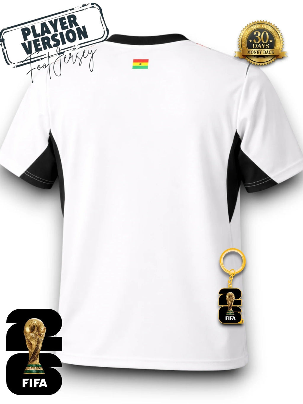 Ghana WM 2026 Trikot - Spielerversion