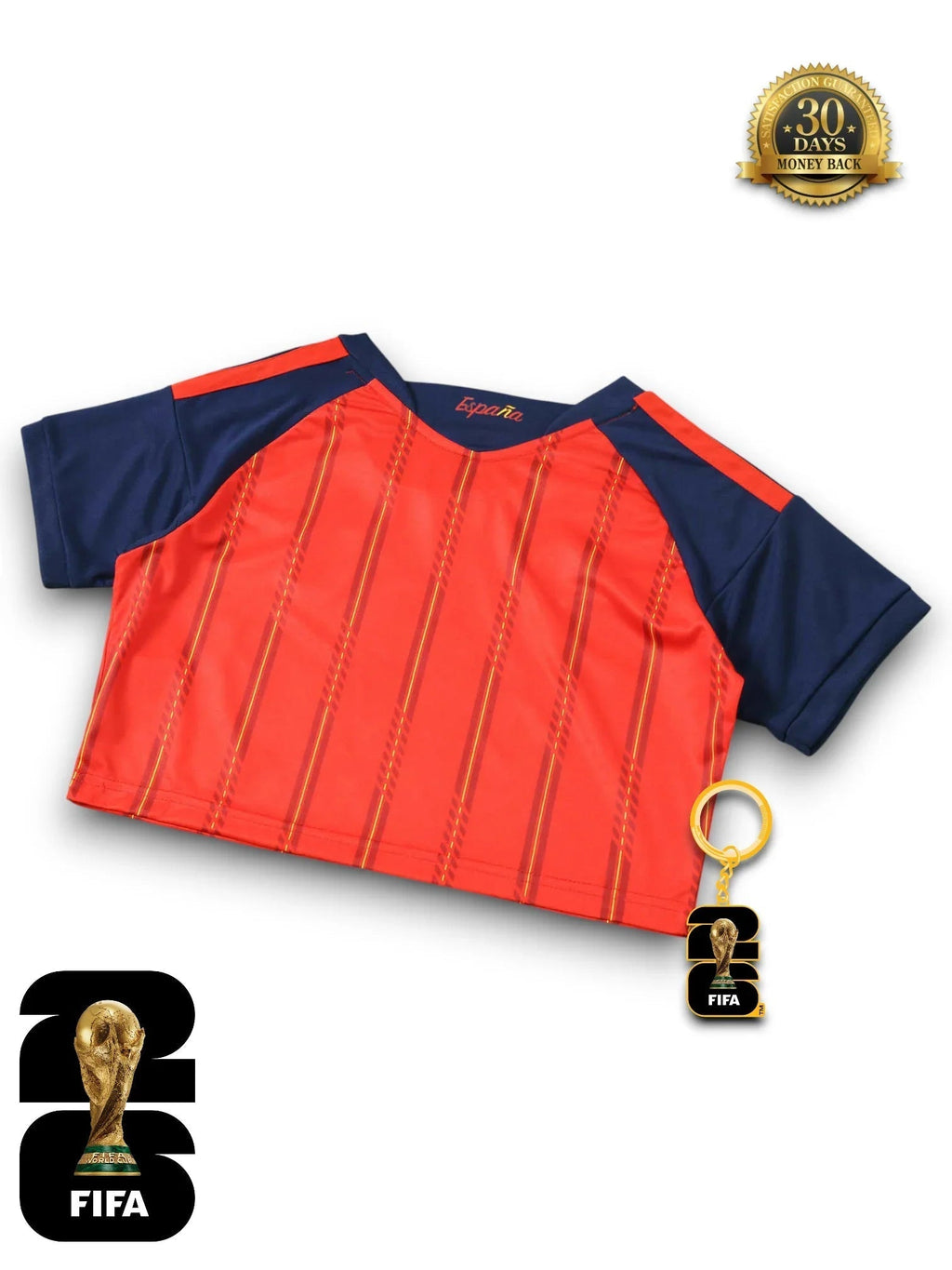 Spanien WM 2026 Crop-Top - Damen