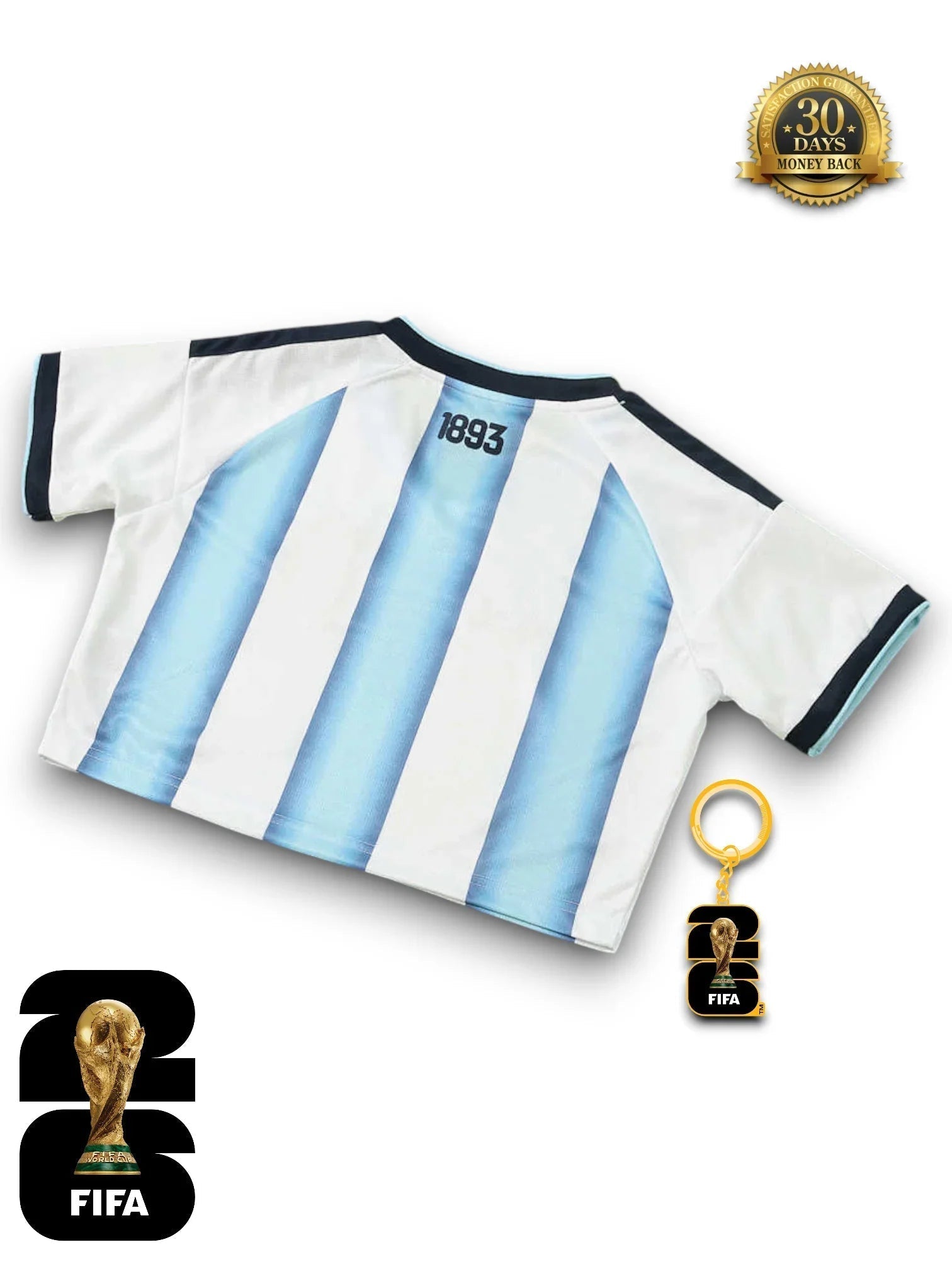 Argentinien WM 2026 Crop-Top - Damen