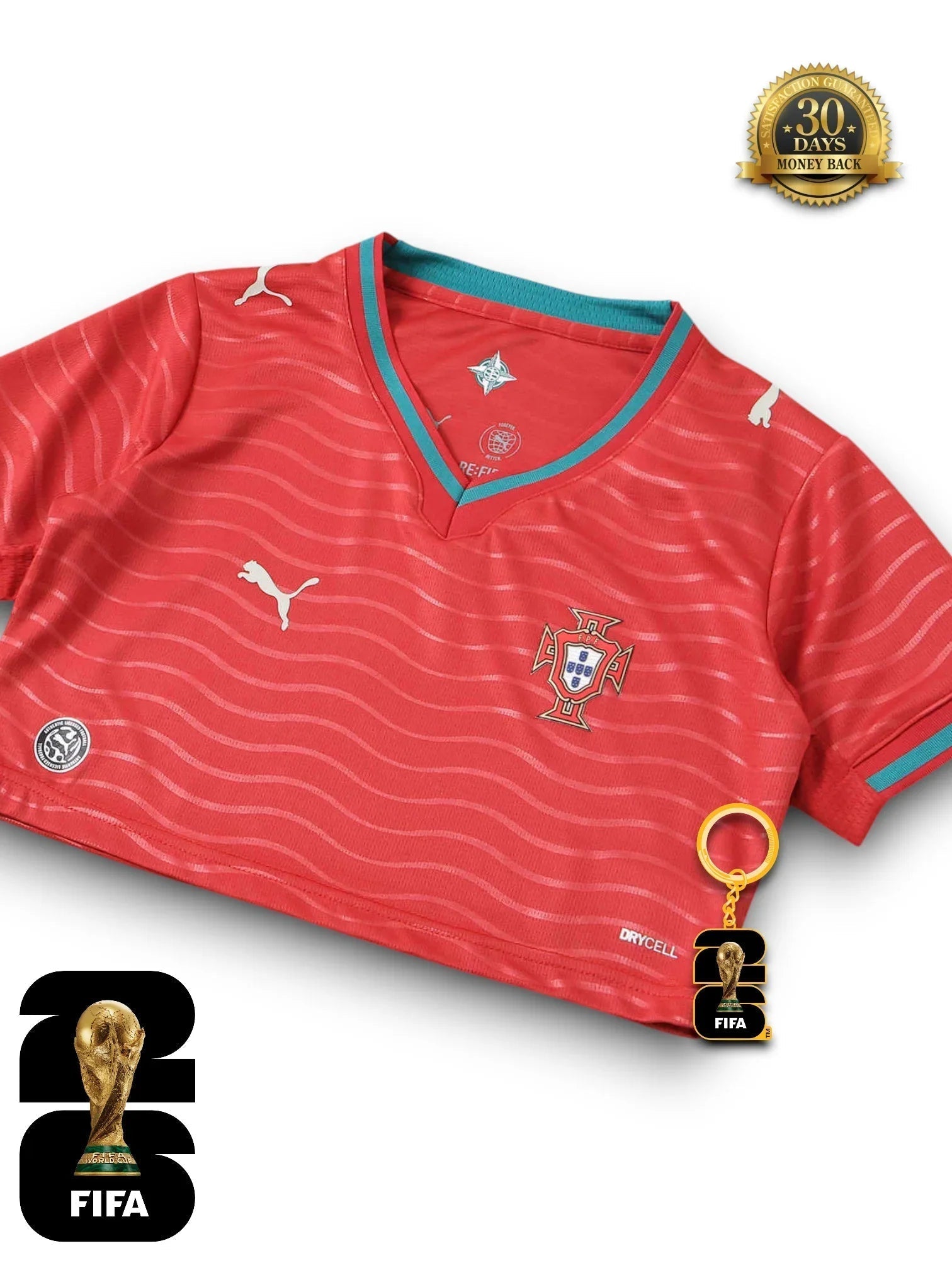 Portugal WM 2026 Crop-Top - Damen