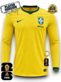 Brasilien WM 2026 Trikot Spielerversion - Langarm