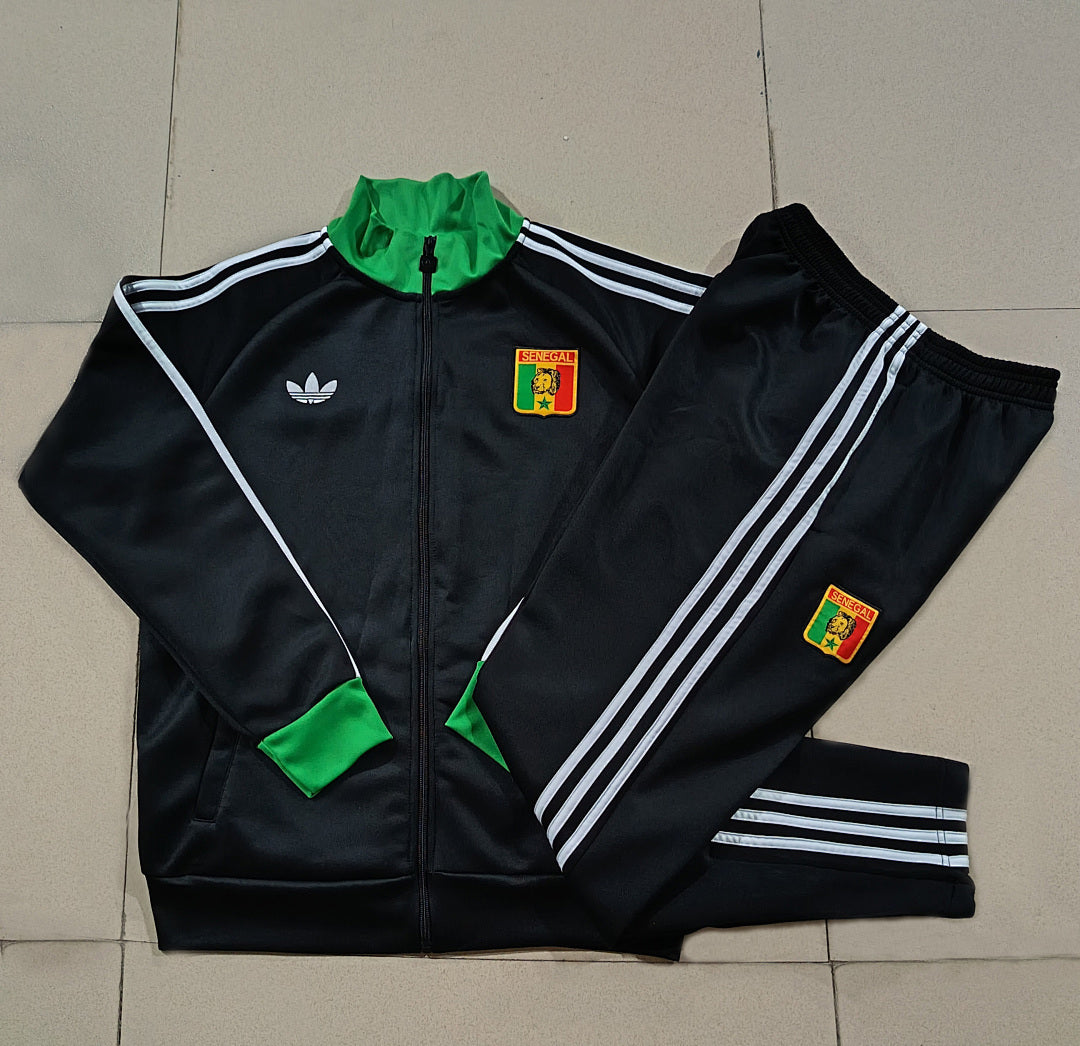 Senegal WM 2026 Kapuzenpullover-Trainingsanzug Schwarz Jacket