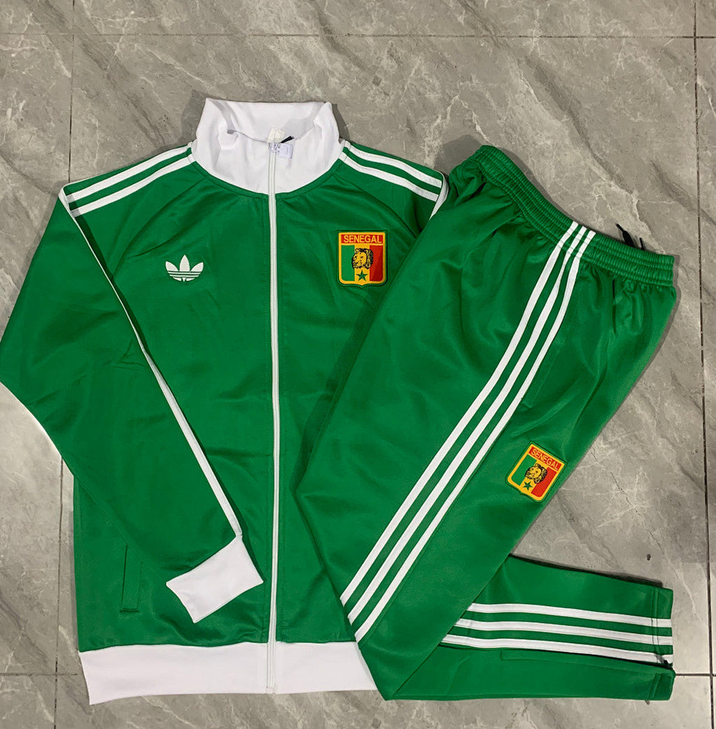 Senegal WM 2026 Kapuzenpullover-Trainingsanzug Grün Jacket