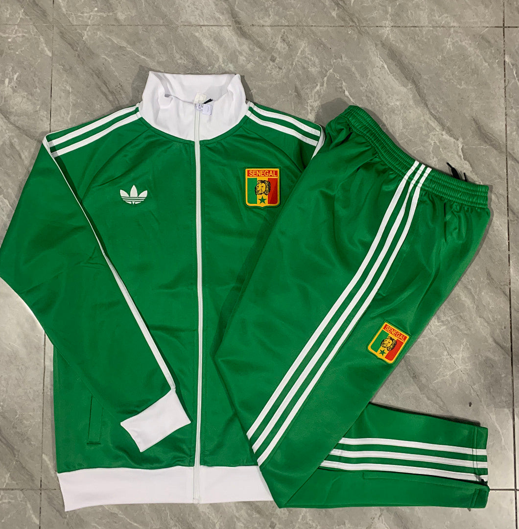 Senegal WM 2026 Kapuzenpullover-Trainingsanzug Grün Jacket