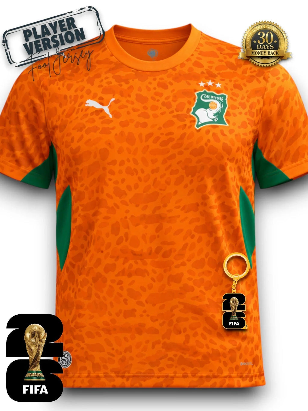 Elfenbeinküste WM 2026 Trikot - Spielerversion
