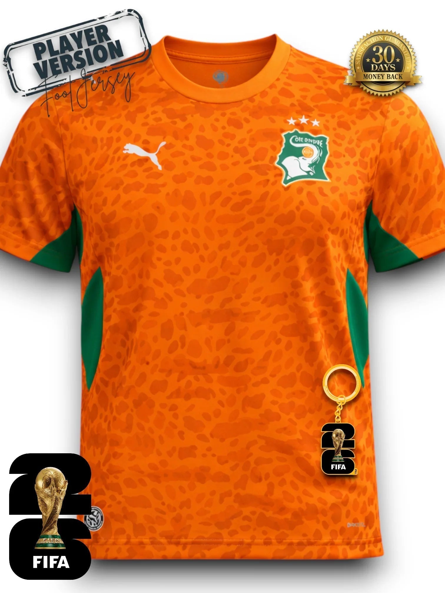 Elfenbeinküste WM 2026 Trikot - Spielerversion