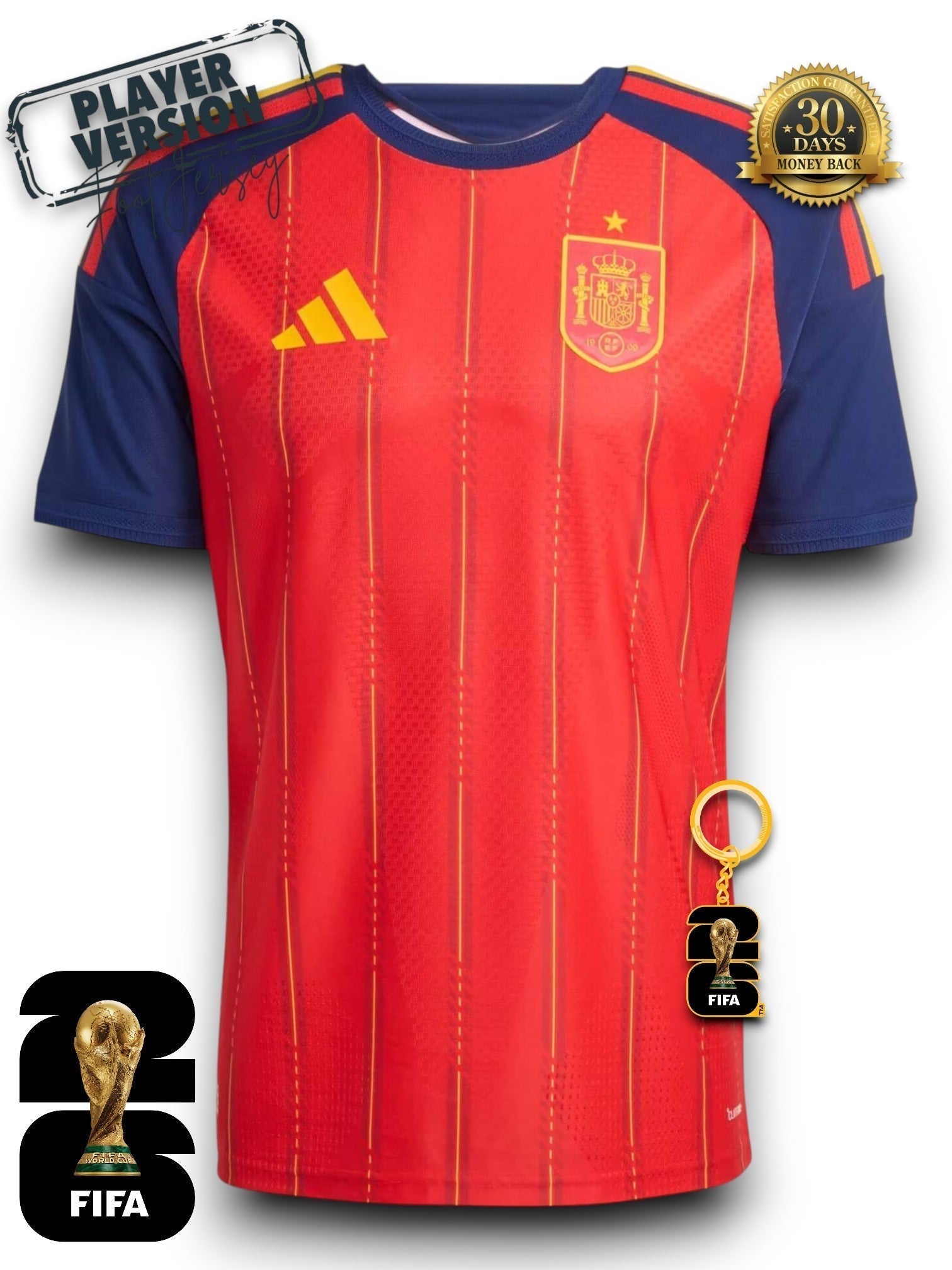 Spanien WM 2026 Trikot - Spielerversion