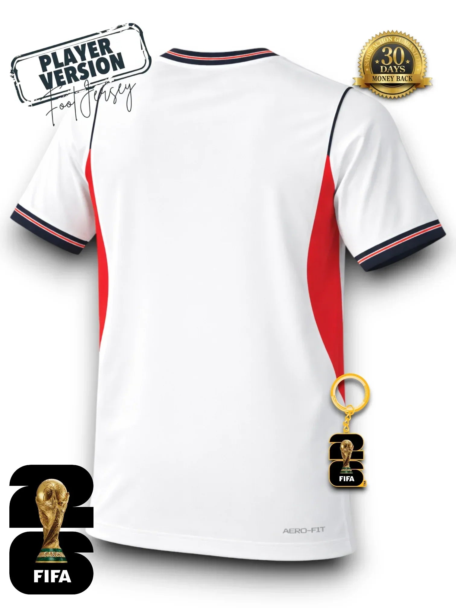 England WM 2026 Trikot - Spielerversion