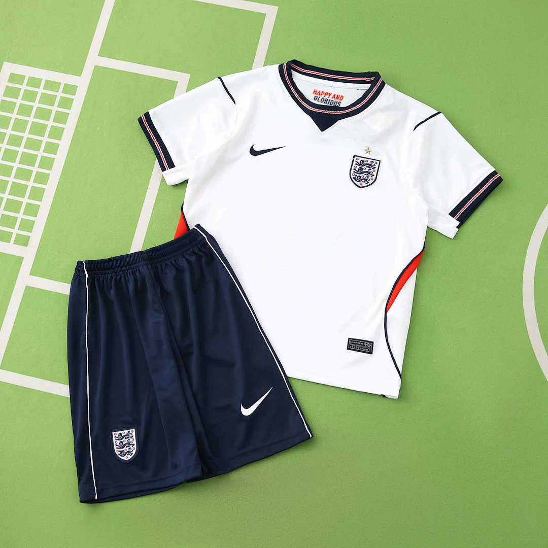 Kinder-Set England WM 2026 Trikot
