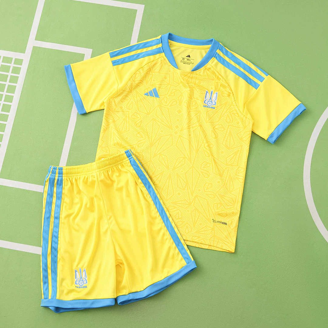 Kinder-Set Ukraine WM 2026 Trikot