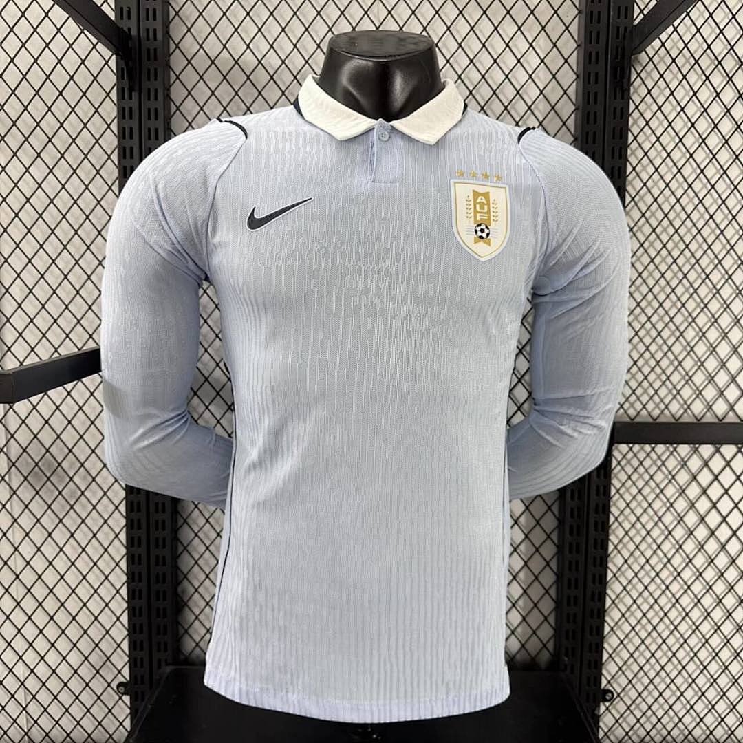 Uruguay WM 2026 Trikot Spielerversion - Langarm