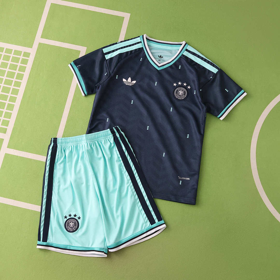 Kinder-Set Deutschland WM 2026 Auswärtstrikot
