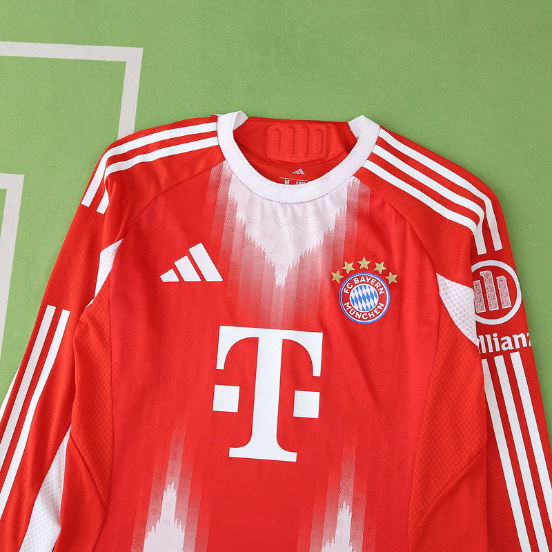 Bayern München Player Trikot Heim 2025/26 - Langarm