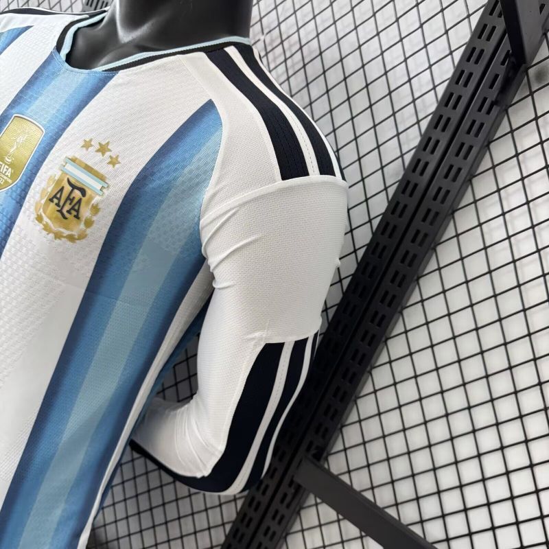Argentinien WM 2026 Trikot Spielerversion - Langarm