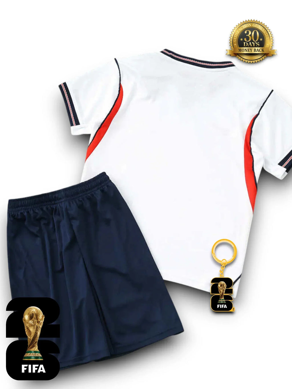 Kinder-Set England WM 2026 Trikot