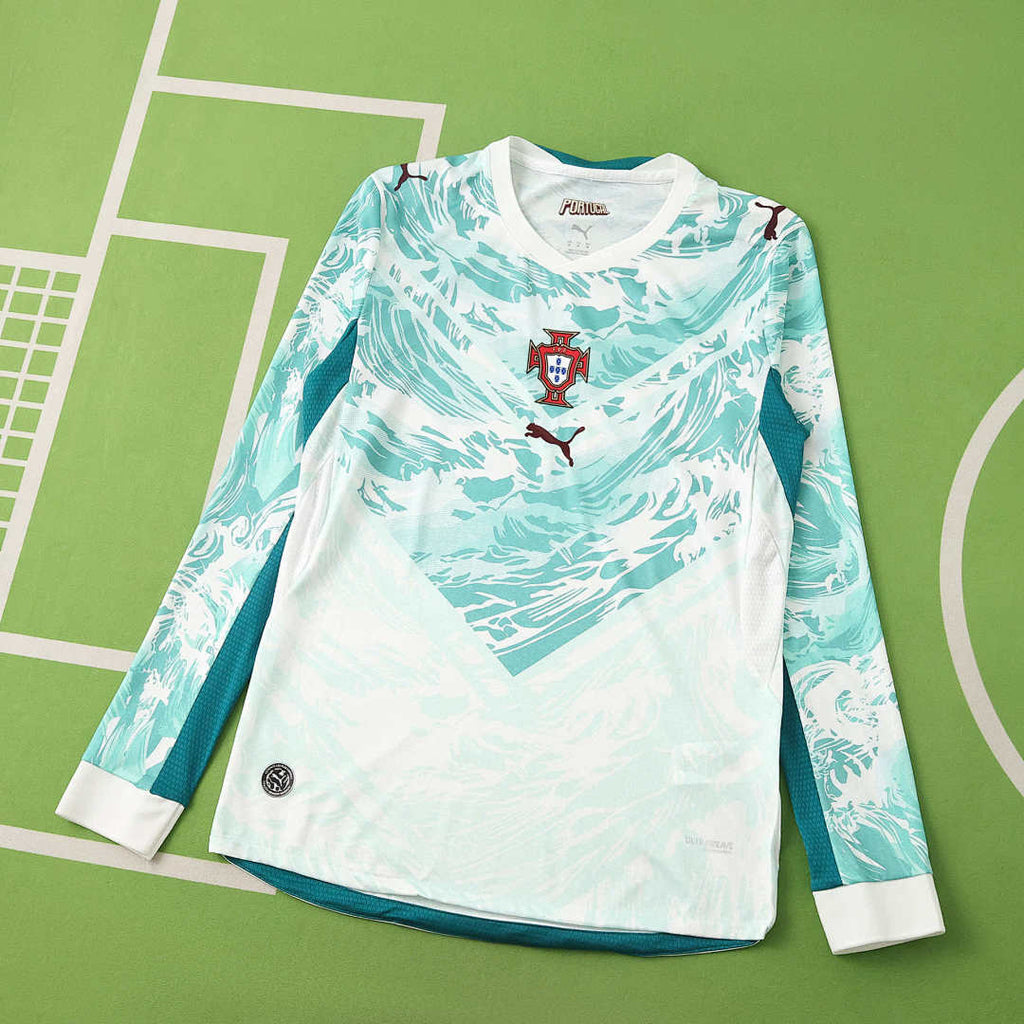 Portugal WM 2026 Auswärtstrikot Spielerversion - Langarm