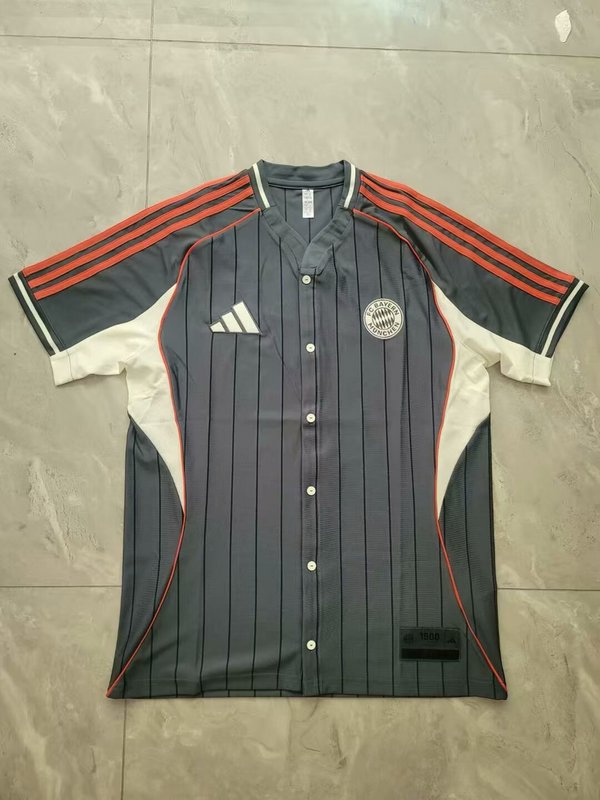 Bayern München US Pack Full-Button Baseball Trikot