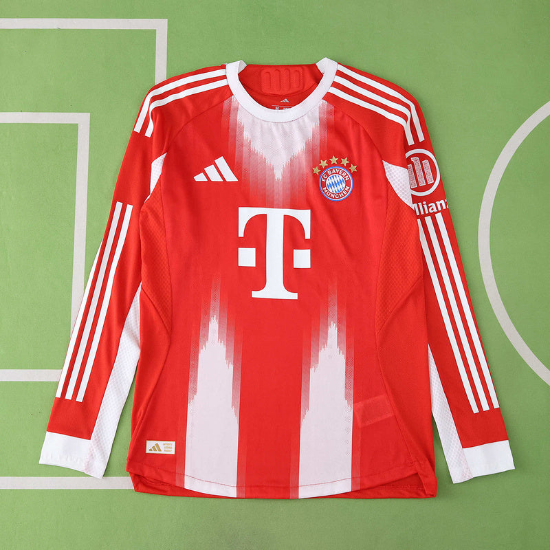 Bayern München Player Trikot Heim 2025/26 - Langarm