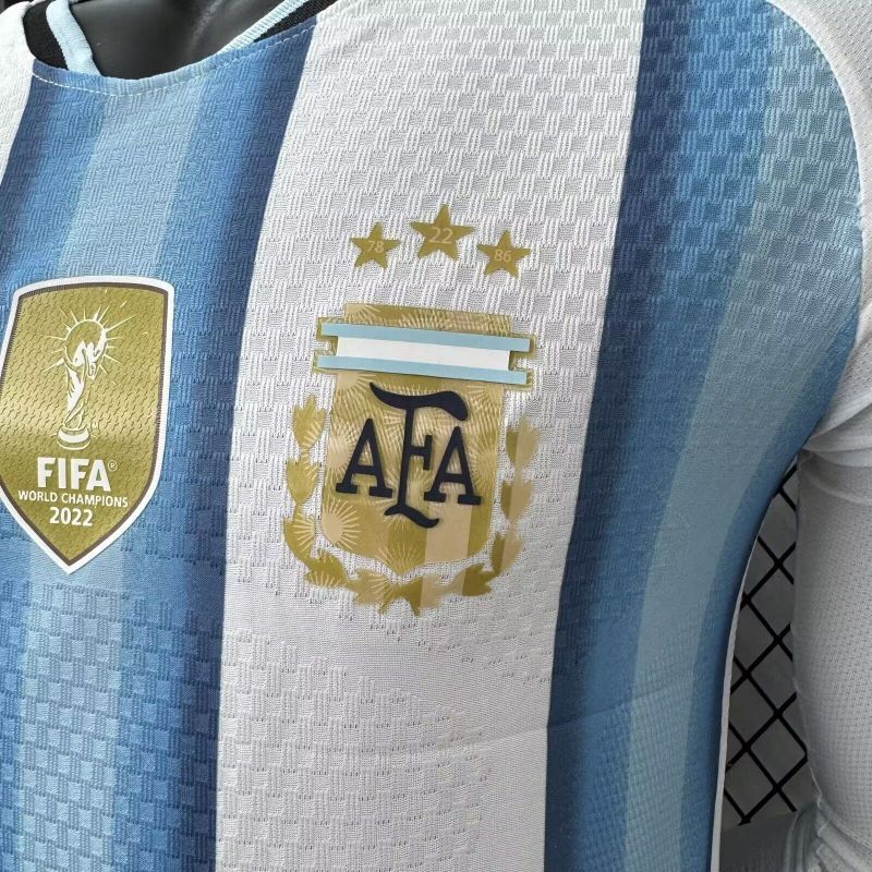 Argentinien WM 2026 Trikot Spielerversion - Langarm