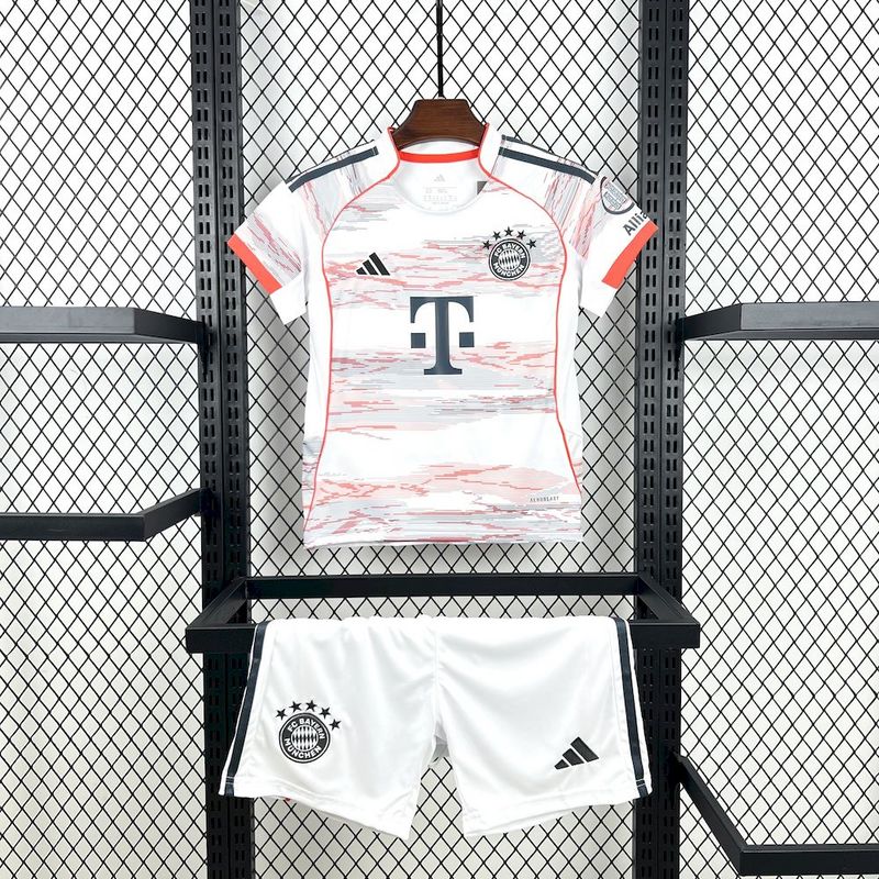 Kinder Bayern München Trikot Auswärts 2025/26