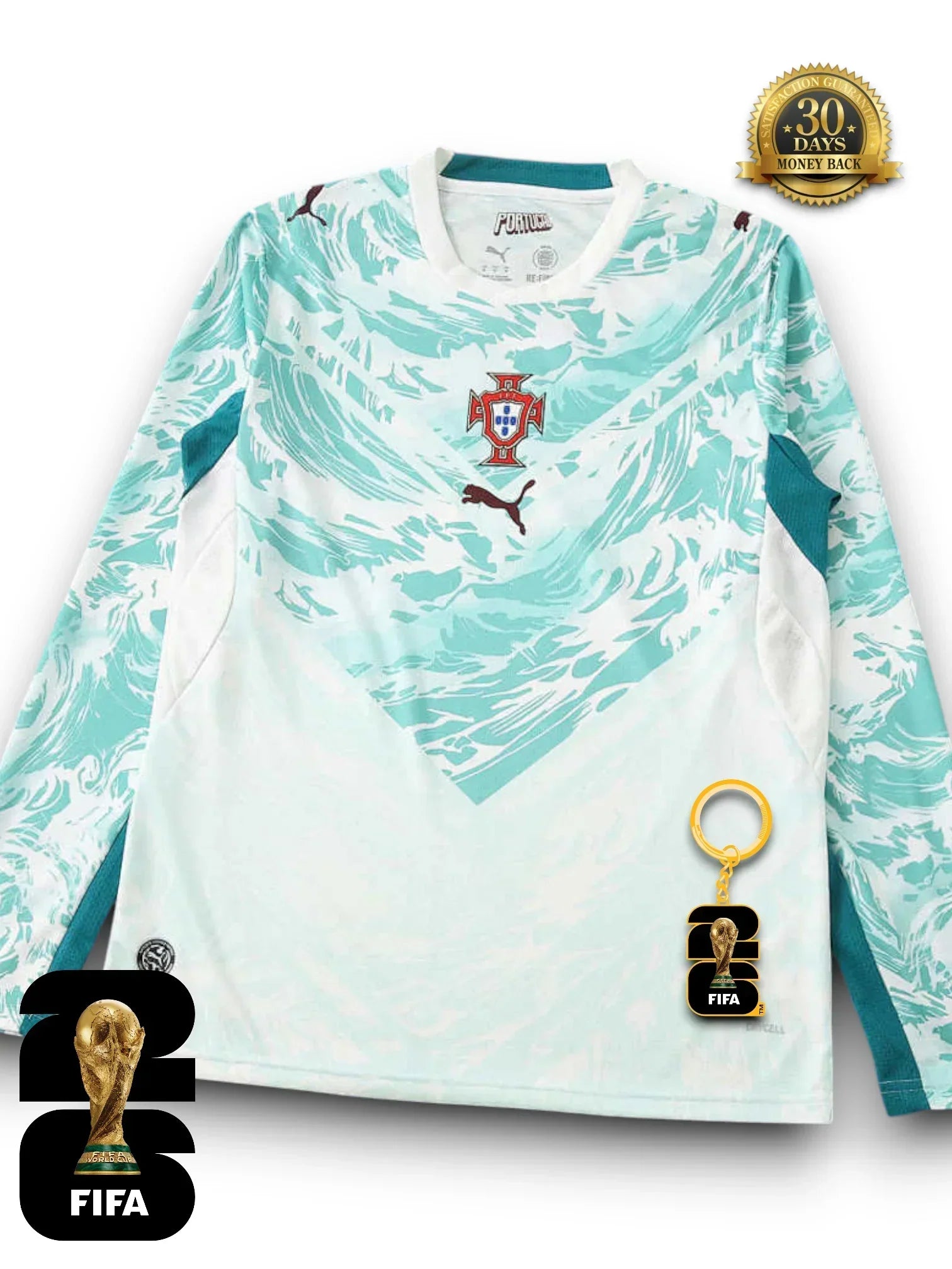 Portugal WM 2026 Auswärtstrikot - Langarm