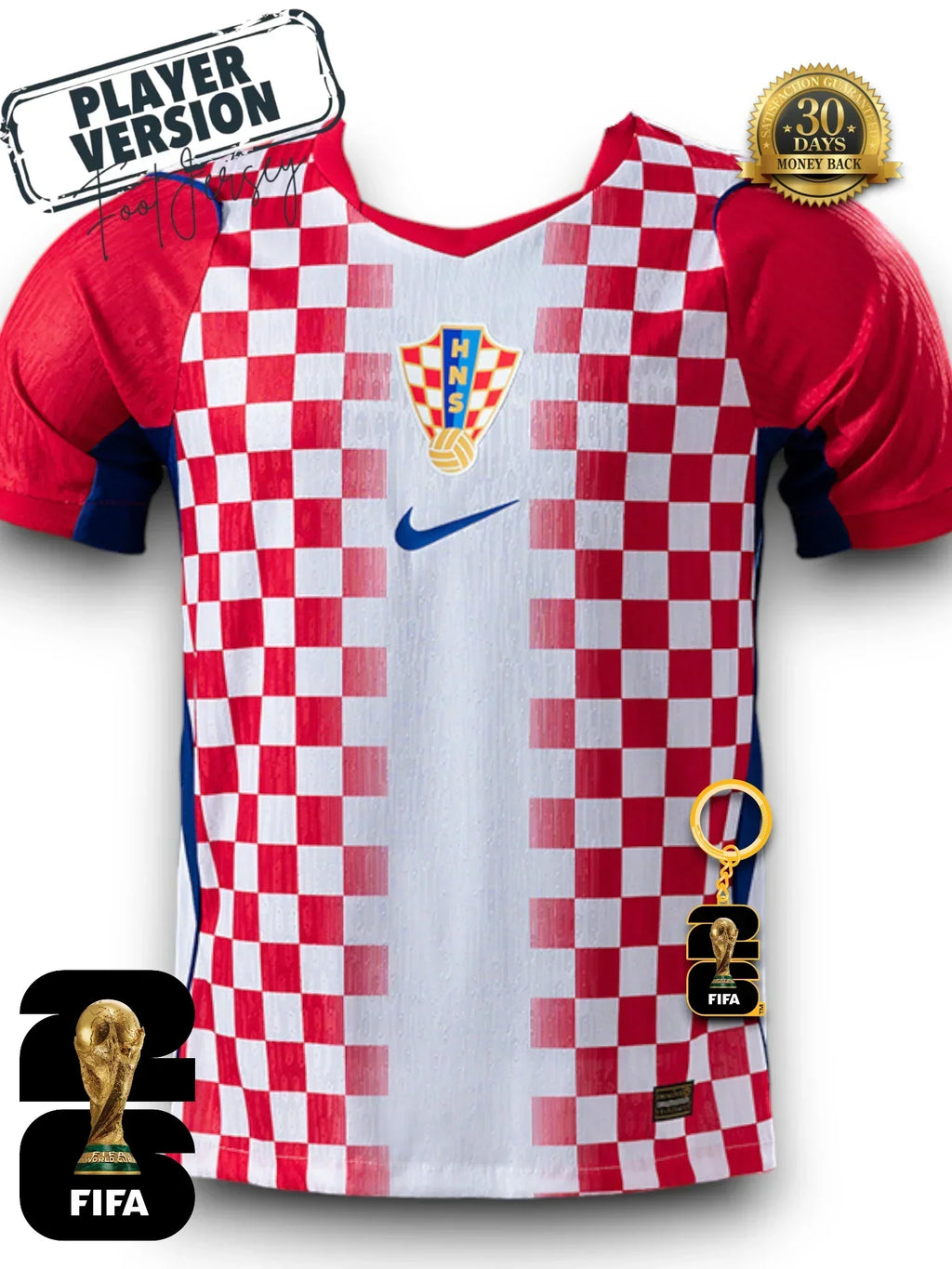 Kroatien WM 2026 Trikot - Spielerversion
