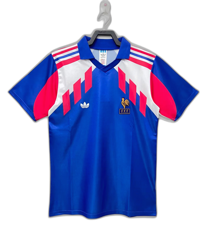 Frankreich 1990 WM I Heimtrikot - Retro-Version