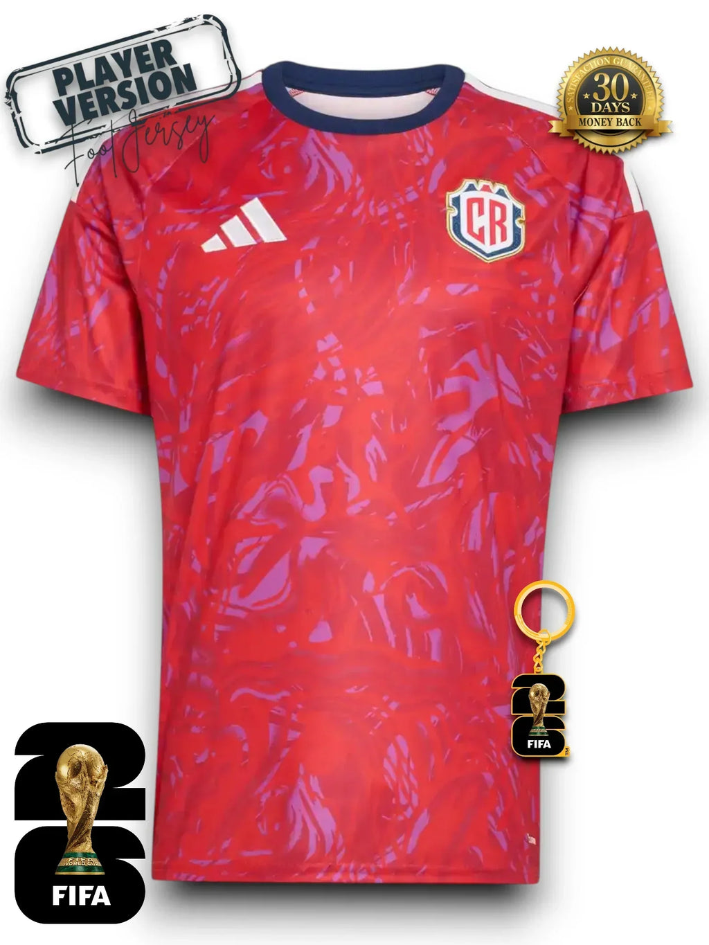 Costa Rica WM 2026 Trikot - Spielerversion