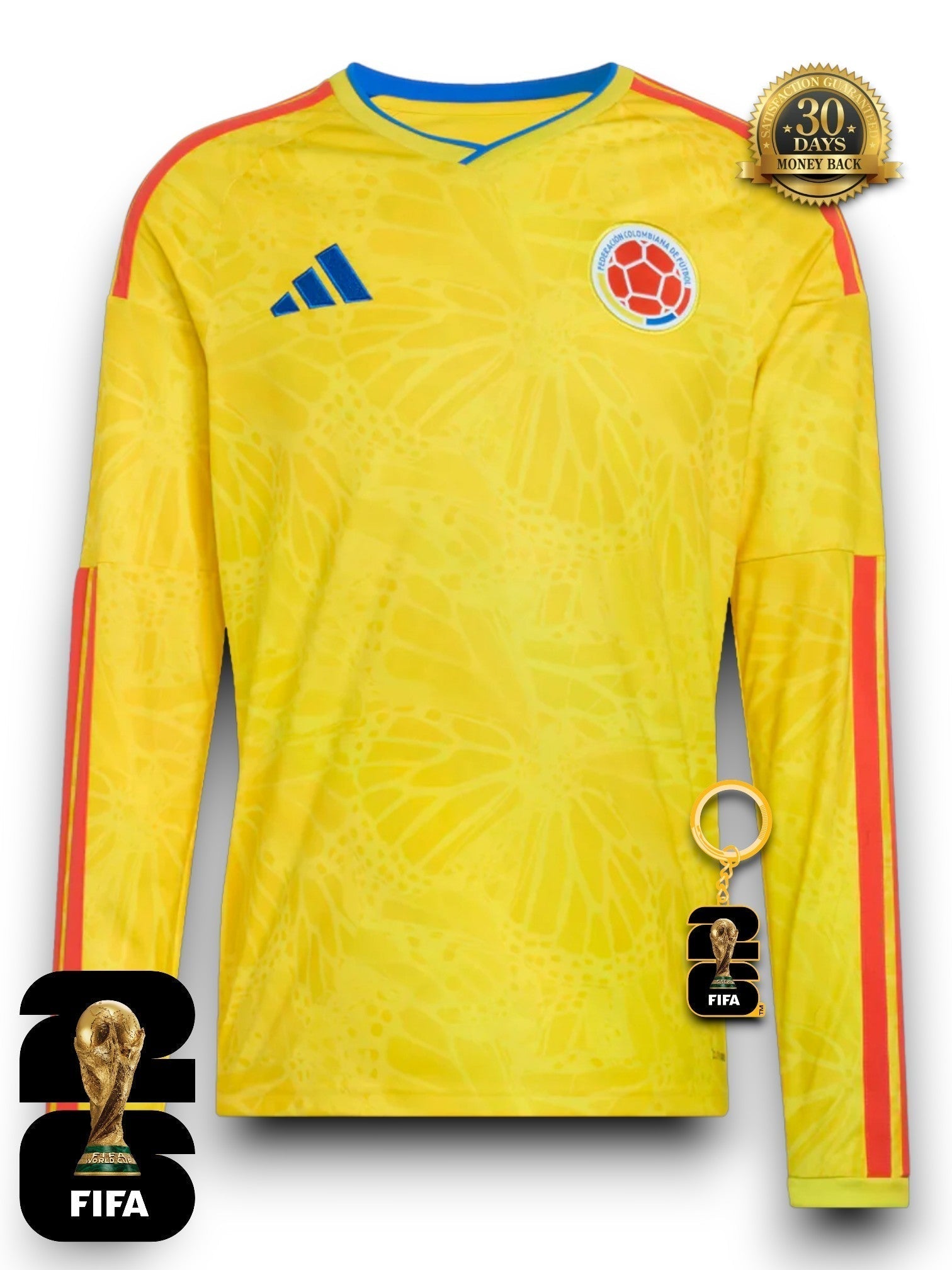 Kolumbien WM 2026 Trikot - Langarm