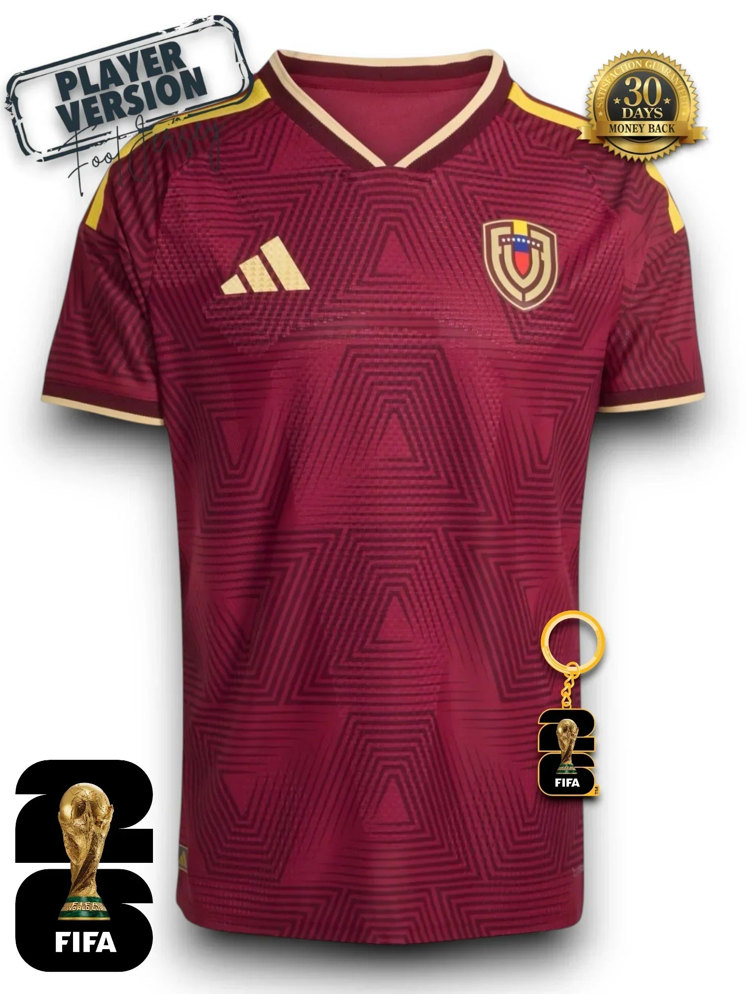 Venezuela WM 2026 Trikot - Spielerversion