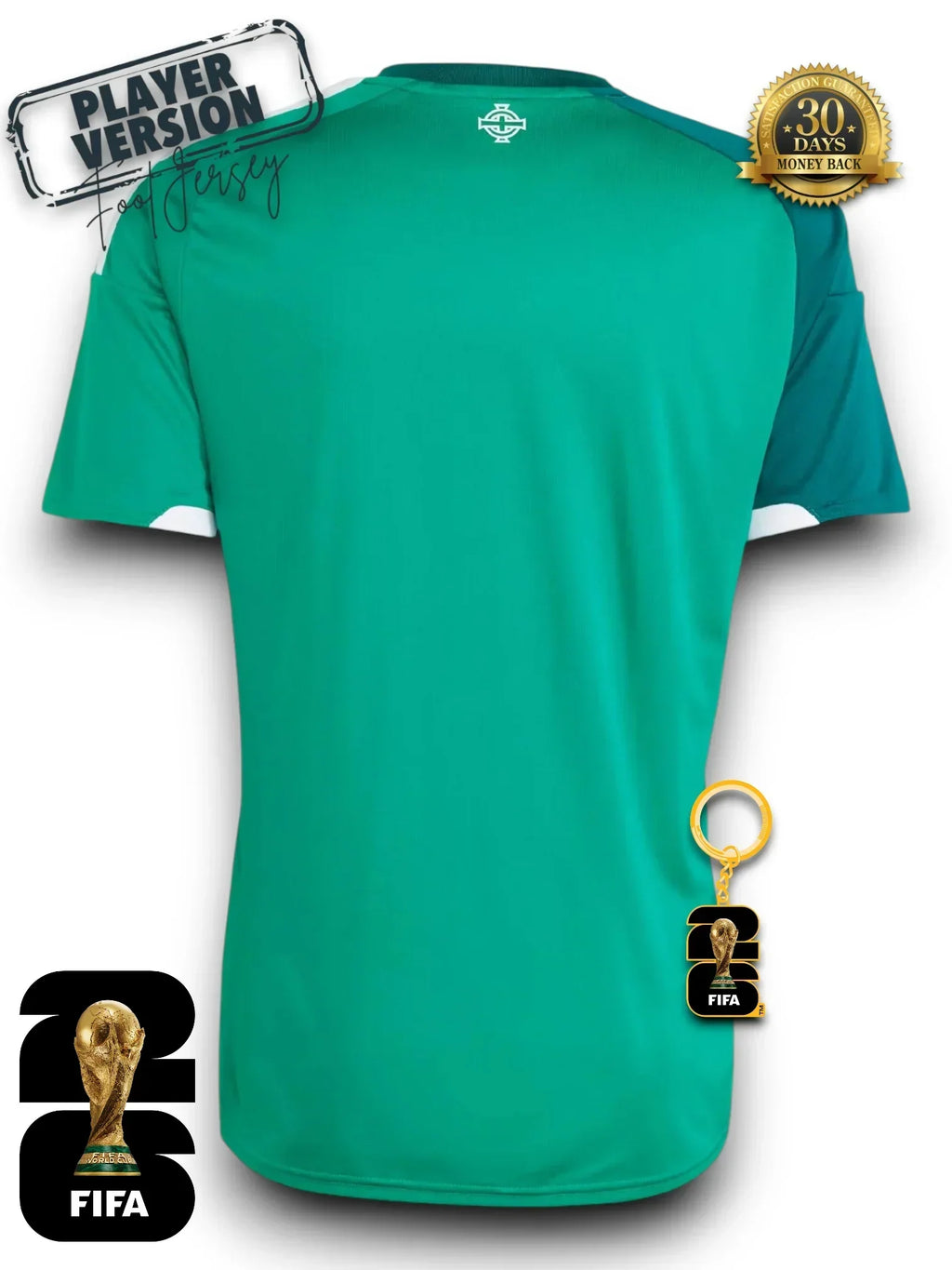 Nordirland WM 2026 Trikot - Spielerversion