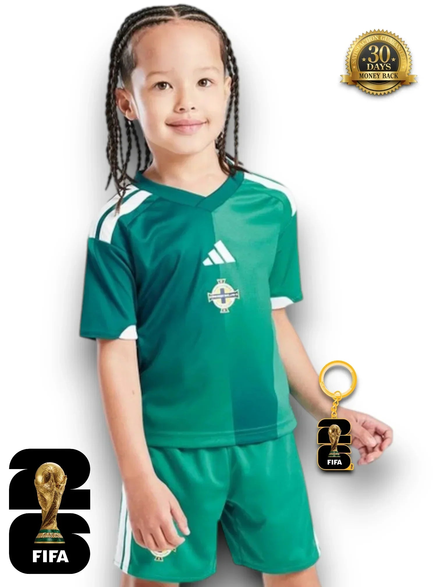 Kinder-Set Nordirland WM 2026 Trikot