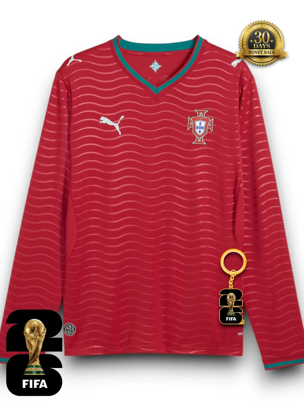 Portugal WM 2026 Trikot - Langarm