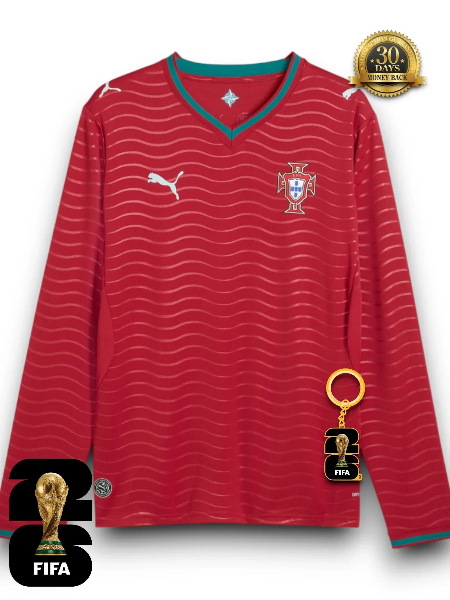 Portugal WM 2026 Trikot - Langarm