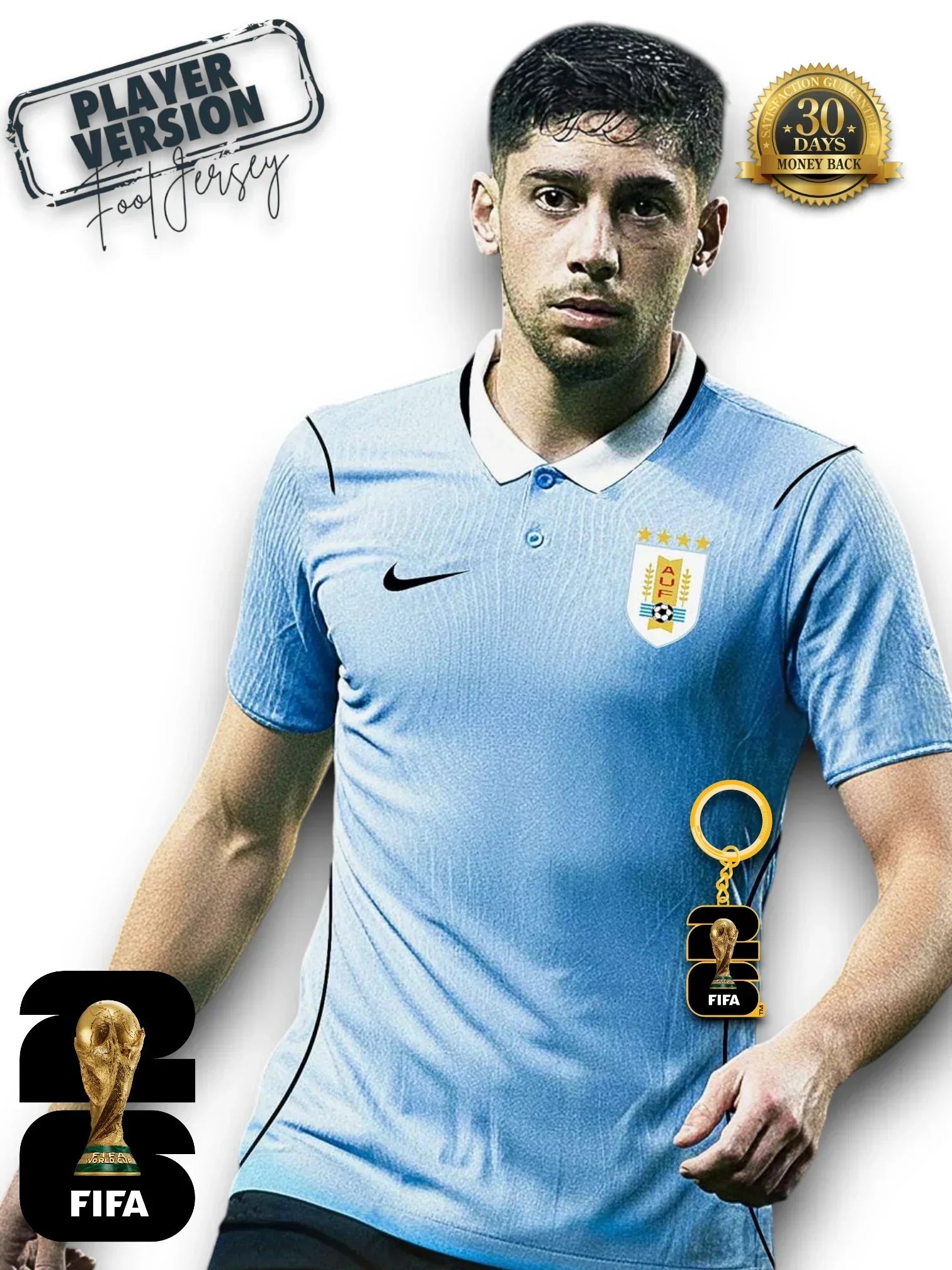 Uruguay WM 2026 Trikot - Spielerversion