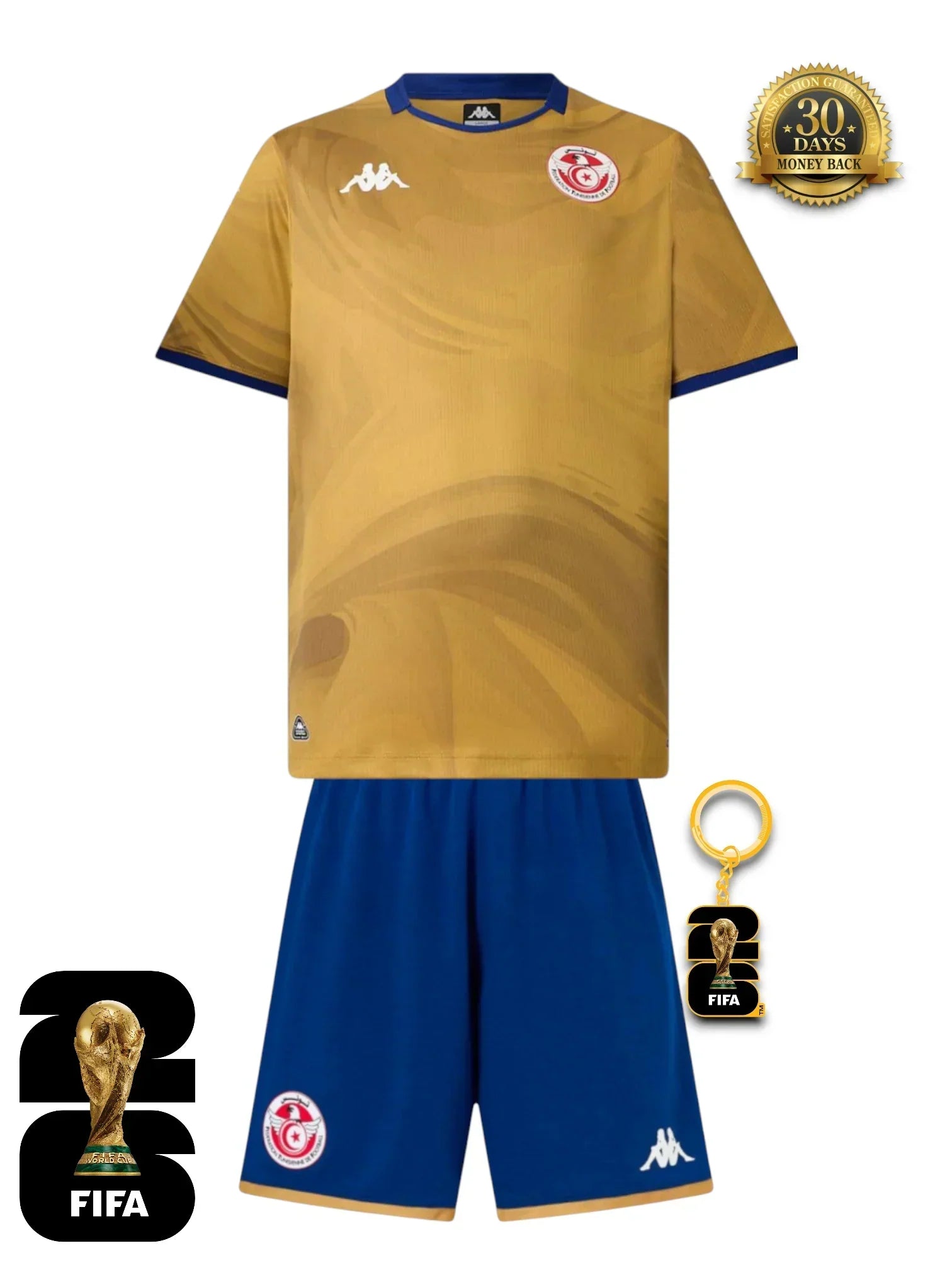 Kinder-Set Tunesien WM 2026 Drittes Trikot
