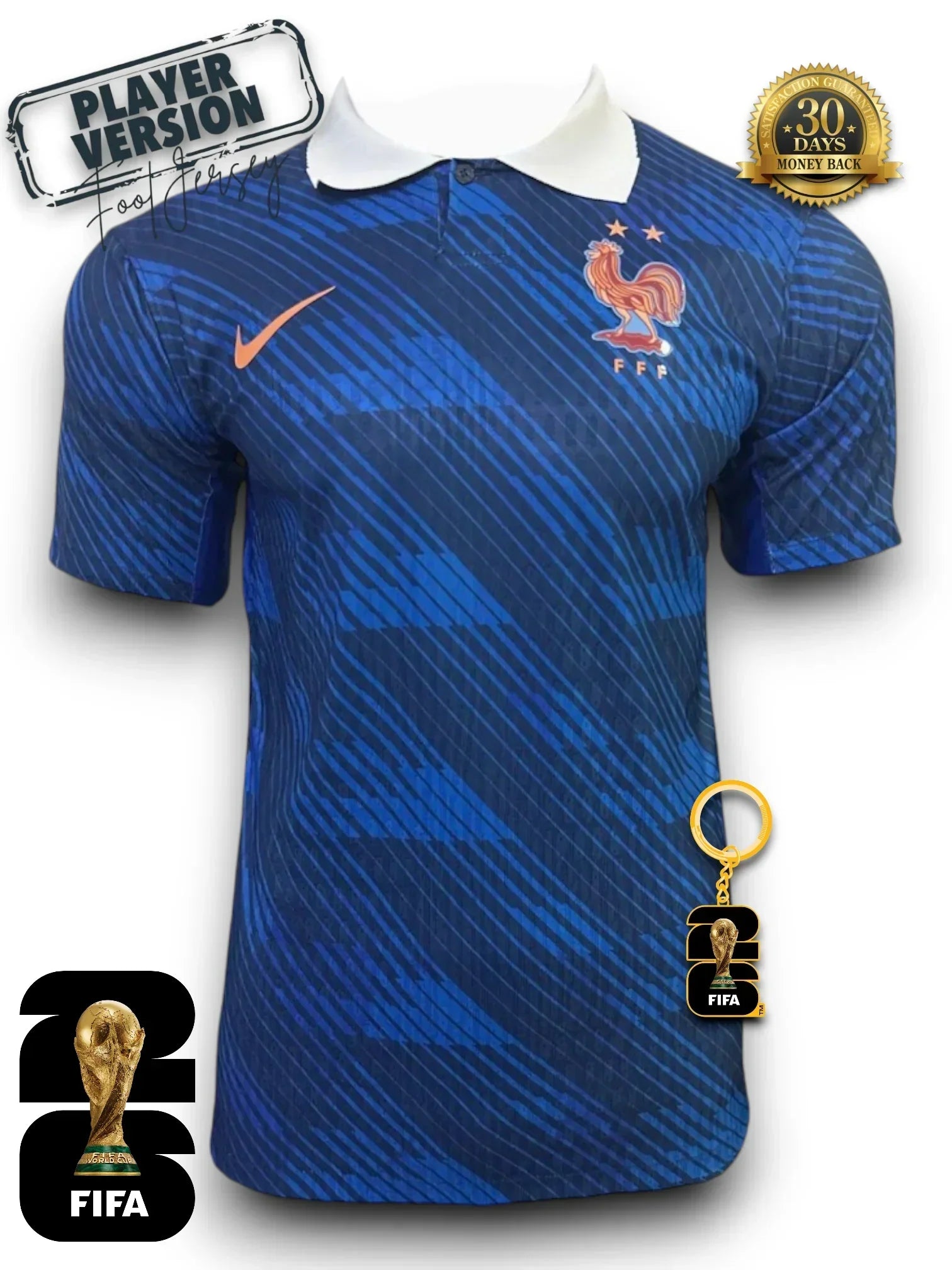 Frankreich WM 2026 Trikot - Spielerversion