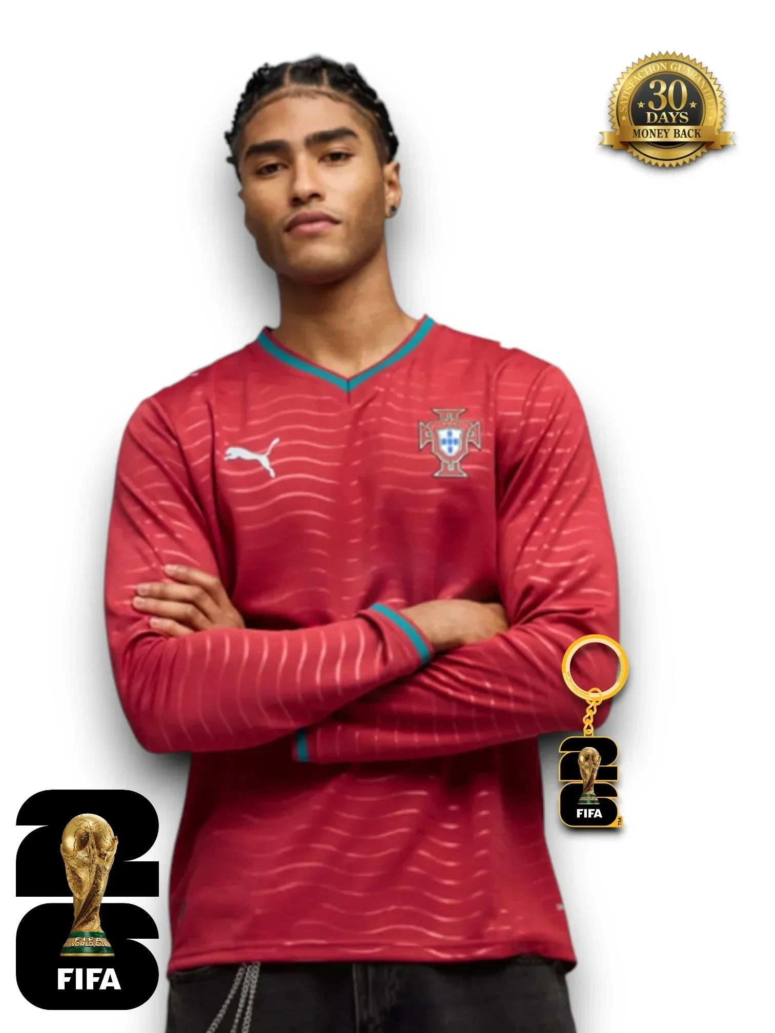 Portugal WM 2026 Trikot - Langarm