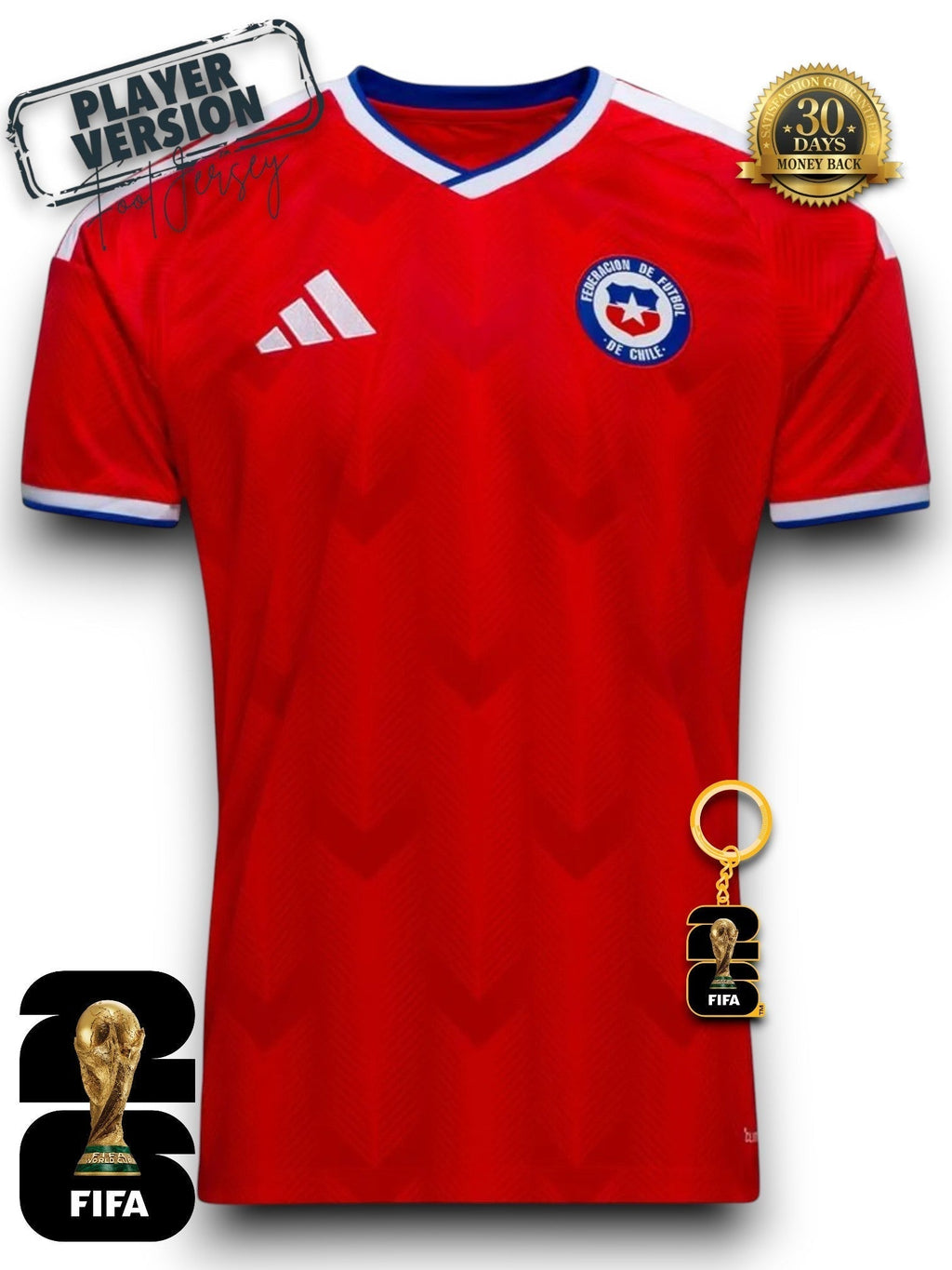 Chile WM 2026 Trikot - Spielerversion